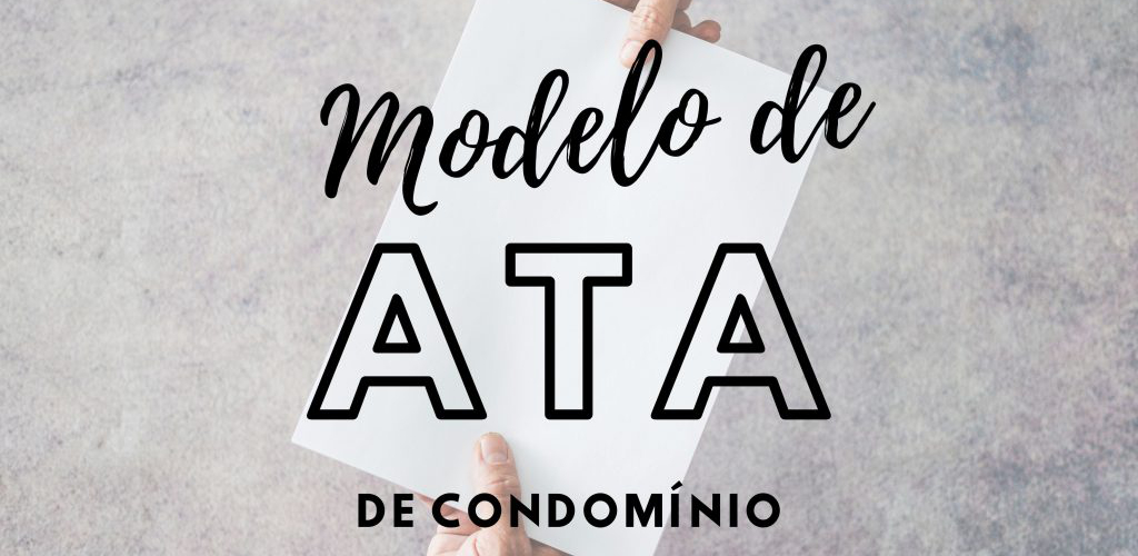 modelo de ata de condomínio
