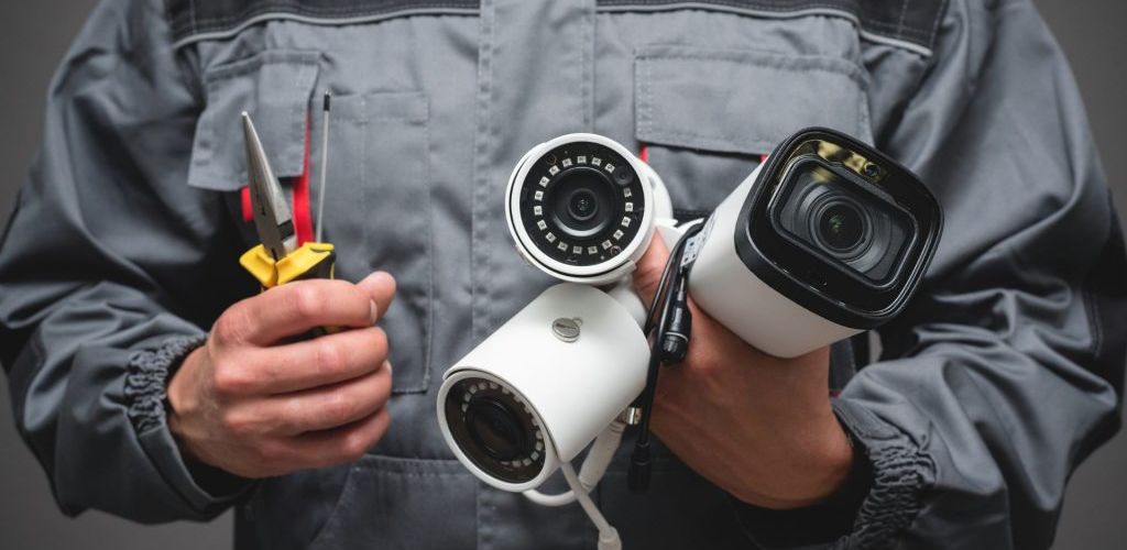 câmeras de segurança do condomínio